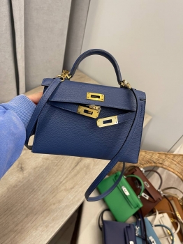 Сумка женская Kelly mini PHW, Chevre Hermes Артикул BMS-139470. Вид 1