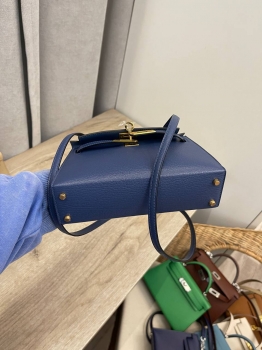 Сумка женская Kelly mini PHW, Chevre Hermes Артикул BMS-139470. Вид 2