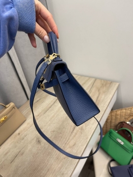 Сумка женская Kelly mini PHW, Chevre Hermes Артикул BMS-139470. Вид 3