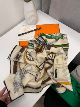 Платок  Hermes Артикул BMS-139486. Вид 2