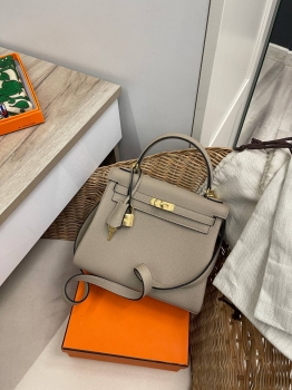 Сумка женская   Kelly 25, GHW Togo   Hermes Артикул BMS-139491. Вид 1