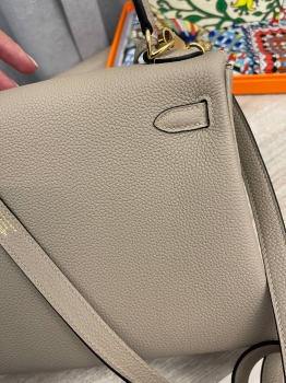 Сумка женская   Kelly 25, GHW Togo   Hermes Артикул BMS-139491. Вид 7