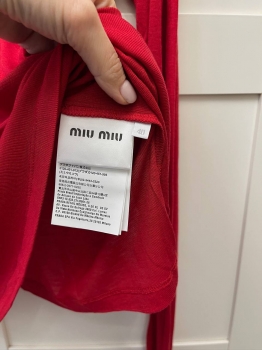 Поло Miu Miu Артикул BMS-139531. Вид 4