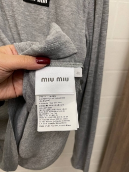 Поло Miu Miu Артикул BMS-139530. Вид 4