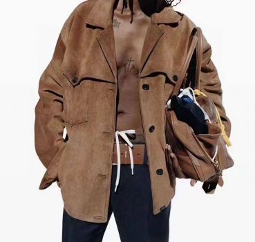 Замшевая куртка Miu Miu Артикул BMS-139567. Вид 1