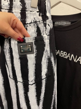 Джинсы-бойфренды Dolce & Gabbana Артикул BMS-106428. Вид 3