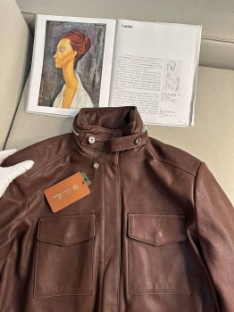 Кожаная куртка Loro Piana Артикул BMS-139692. Вид 2