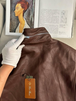 Кожаная куртка Loro Piana Артикул BMS-139692. Вид 3