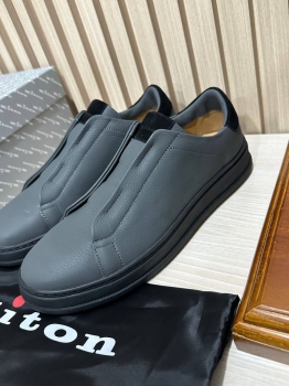 Слипоны Kiton Артикул BMS-139728. Вид 3