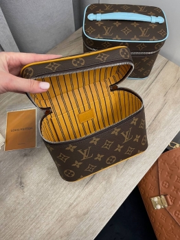 Несессер  Nice mini из вощеной канвы Monogram Macassar Louis Vuitton Артикул BMS-139784. Вид 5