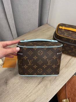 Несессер  Nice mini из вощеной канвы Monogram Macassar Louis Vuitton Артикул BMS-139783. Вид 2