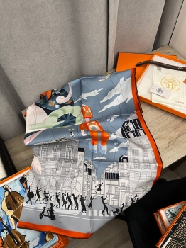 Платок Hermes Артикул BMS-139933. Вид 3