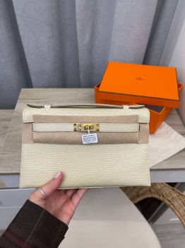 Сумка женская Pochette, Lezard Natura  Hermes Артикул BMS-140057. Вид 1