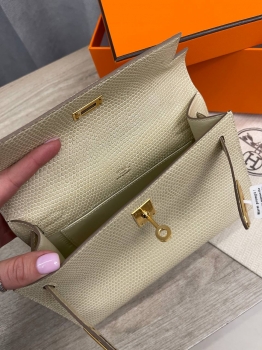 Сумка женская Pochette, Lezard Natura  Hermes Артикул BMS-140057. Вид 6