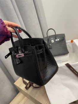 Сумка женская Birkin, 25  Crocodile Alligator Mat Hermes Артикул BMS-140207. Вид 2