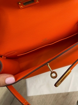 Сумка женская Kelly Pochette Hermes Артикул BMS-140237. Вид 6