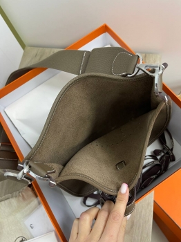 Сумка женская Evelyne 29 cm Clemence leather  Hermes Артикул BMS-140395. Вид 3