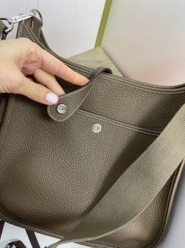Сумка женская Evelyne 29 cm Clemence leather  Hermes Артикул BMS-140395. Вид 6