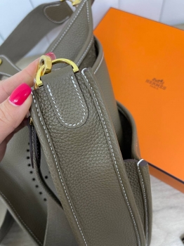 Сумка женская Evelyne 29 cm Clemence leather  Hermes Артикул BMS-140393. Вид 2