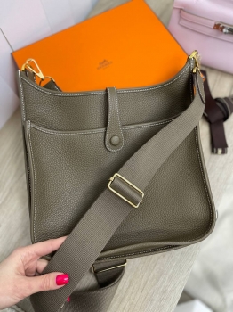 Сумка женская Evelyne 29 cm Clemence leather  Hermes Артикул BMS-140393. Вид 4