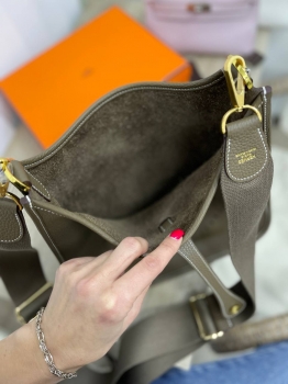 Сумка женская Evelyne 29 cm Clemence leather  Hermes Артикул BMS-140393. Вид 5