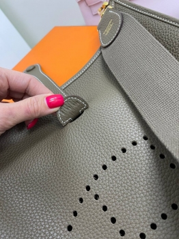 Сумка женская Evelyne 29 cm Clemence leather  Hermes Артикул BMS-140393. Вид 6
