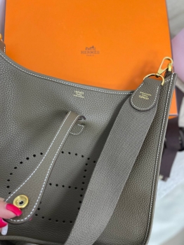 Сумка женская Evelyne 29 cm Clemence leather  Hermes Артикул BMS-140393. Вид 7