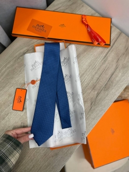 Галстук  Hermes Артикул BMS-140606. Вид 1
