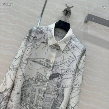 Рубашка Hermes Артикул BMS-140751. Вид 4