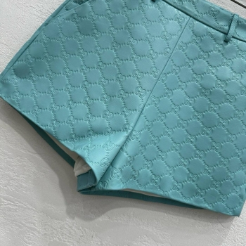 Кожаные шорты  Gucci Артикул BMS-141062. Вид 2