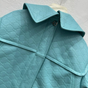 Кожаный тренч Gucci Артикул BMS-141064. Вид 5