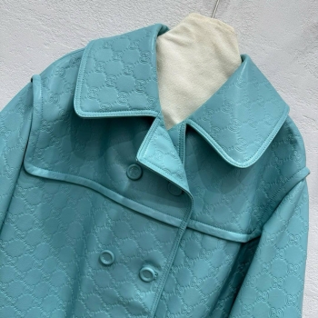 Кожаный тренч Gucci Артикул BMS-141064. Вид 7
