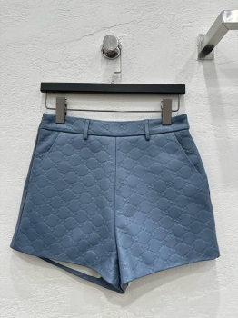 Кожаные шорты Gucci Артикул BMS-141140. Вид 1