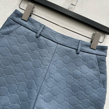Кожаные шорты Gucci Артикул BMS-141140. Вид 2