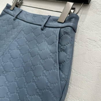 Кожаные шорты Gucci Артикул BMS-141140. Вид 5