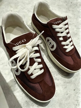 Кеды женские  Gucci Артикул BMS-141254. Вид 3