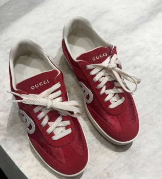Кеды женские  Gucci Артикул BMS-141253. Вид 3