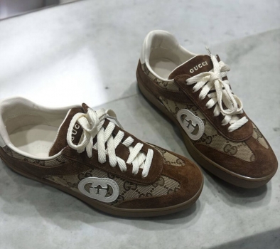 Кеды женские  Gucci Артикул BMS-141252. Вид 1