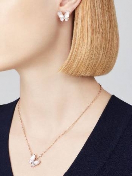 Колье  коллекция Two Butterfly Van Cleef Артикул BMS-141272. Вид 1