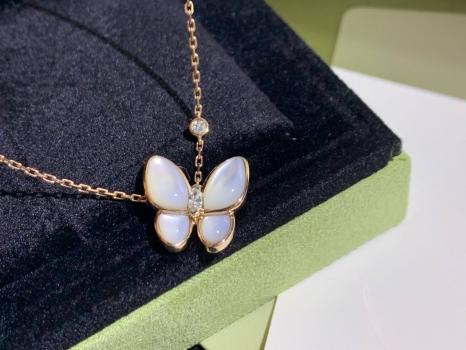 Колье  коллекция Two Butterfly Van Cleef Артикул BMS-141272. Вид 3