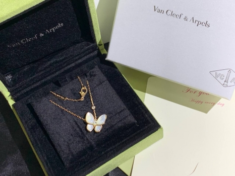 Колье  коллекция Two Butterfly Van Cleef Артикул BMS-141272. Вид 5