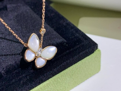Колье  коллекция Two Butterfly Van Cleef Артикул BMS-141272. Вид 6