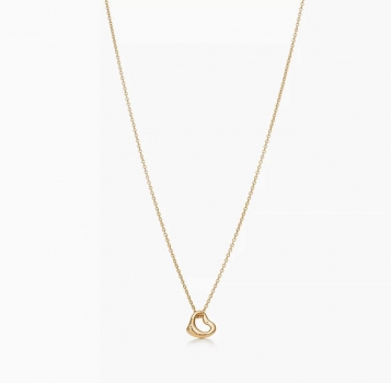 Подвеска   коллекция Open Heart из желтого золота  18 карат  Tiffany&Co Артикул BMS-141279. Вид 3