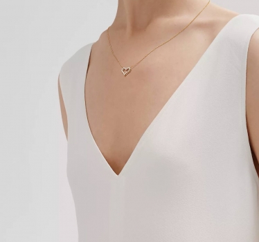 Подвеска   из золота 18 карат с бриллиантами Tiffany&Co Артикул BMS-141280. Вид 2