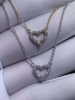 Подвеска   из золота 18 карат с бриллиантами Tiffany&Co Артикул BMS-141280. Вид 3
