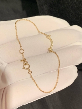 Браслет Smile из розового золота с бриллиантами Tiffany&Co Артикул BMS-141281. Вид 2
