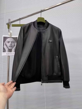 Кожаная куртка  Dolce & Gabbana Артикул BMS-141305. Вид 3