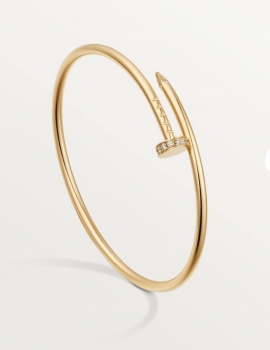 Браслет Juste un Clou 18 карат, 14 бриллиантов классической огранки  Cartier Артикул BMS-141504. Вид 2