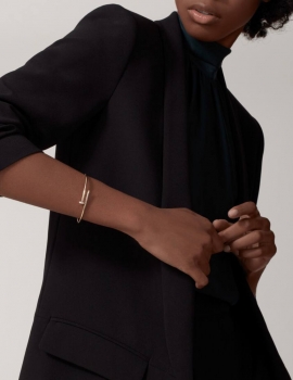 Браслет Juste un Clou 18 карат, 14 бриллиантов классической огранки  Cartier Артикул BMS-141504. Вид 1