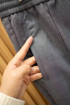 Брюки  Kiton Артикул BMS-141628. Вид 5